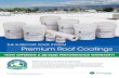 THE SURECOAT ROOF SYSTEM Premium Roof …...Premium Roof Coatings (877) 823-7873 | THE SURECOAT ROOF SYSTEM Waterproof from Surface to Substrate SureCoat leads the industry in water-based,