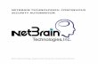 NETBRAIN TECHNOLOGIES: CONTINUOUS SECURITY AUTOMATION · the ddos landscape 5 internet of things (iot) diverse workloads 5 the challenges of new technologies 5 diverse traffic flows