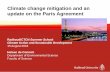 Climate change mitigation and an update on the Paris Agreement · Climate change mitigation and an update on the Paris Agreement Radboud/CTCN Summer School Climate Action and Sustainable