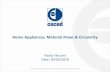 Home Appliances, Material Flows & Circularity · CECED - EUROPEAN COMMITTEE OF DOMESTIC EQUIPMENT MANUFACTURERS Home Appliances, Material Flows & Circularity Paolo Falcioni Date: