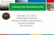 January 12, 2016 Preliminary Hearing Energy Facility ... · January 12, 2016 Preliminary Hearing Energy Facility Siting Board Docket Number SB-2015-06. 2 Table of Contents ... we