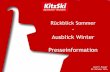 Bergbahn AG Kitzbühel – a Leading Service Provider in Alpine … · 2016-10-20 · +35 % zu VVJ (+50.000 Bergwanderer; +49 % zu VVJ € +1,0 Mio. Beförderungserlöse) +70 % zu