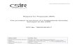 Request for Proposals (RFP) The provision of services of a ... · The provision of services of a Professional Quantity Surveyor to the CSIR. RFP No. 769/02/06/2017 Date of Issue 22
