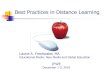 Best Practices in Distance Learning - WordPress.comThe United States Distance Learning Association (USDLA) To provide national leadership in the field of distance learning To advocate