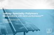 Solvay Specialty Polymers Products with More...Corrosion Protection Water Repellency Stain Repellency Electrical Inertness ... coatings against external corrosion, and subsea thermal