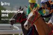 Melbourne Cup 2016 - Microsoft · 2017-02-07 · melbourne cup winners 3% 92% of searches are non-branded, terms featuring “odds”, ‘’horse” and “bet” are crucial. “+Melbourne