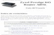 Manual Router Zyxel Prestige 643 :: Versión Castellano |::: · 2006-05-09 · Manual del Router Zyxel Prestige 643, en Castellano: Capitulo 1 Ethernet (*) y no PPPoE, característica