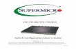 Supermicro switch SSE-F3548S/SR Configuration Guide...Page | 3 Document Revision History Date Revision Description 06/27/2018 1.2 Initial document. 08/24/2018 1.3 Updated SNMP and