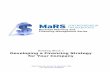 Developing a Financing Strategy for Your Company...MaRS – Business Planning and Financing Management Series Building Block 1 – Developing a Financing Strategy for Your CompanyHow