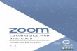 La conférence Web avec Zoom · 2020-05-04 · V 1.2 La conférence Web avec Zoom. 1 Mohamed A. Ali Benali, conseiller pédagogique Centre de Pédagogie Universitaire Université