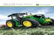 6MC & 6RC Series Tractors€¦ · John Deere 6MC and 6RC tractors are the perfect platform for heavy front loader work, thanks to the John Deere full frame design. The sturdy double