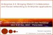 Enterprise 2.0: Bringing Web2.0 Collaboration and Social ... · 12:43 Enterprise 2.0: Bringing Web2.0 Collaboration and Social networking to Enterprise applications Ramesh Loganathan