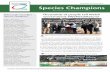 Species Champion Newsletter #3 English...Newsletter #3: Spring 2019 3 What is Wales Environment Link’s Species Champion project? The Convention on Biological Diversity is an international