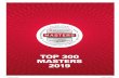 TOP 300 MASTERS 2019 - Microsoft · ribbon, a Top 300 MASTERS certificate of accomplishment, a Broadcom MASTERS backpack, a Broadcom MASTERS decal, a one-year family digital subscription