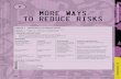 LESSON 7 MORE WAYS TO REDUCE RISKS - SDERA MORE WAYS TO REDUCE RISKS 7 LESSON 7 â€“ MORE WAYS TO REDUCE