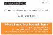 lesezeichen - AStA TU DarmstadtLesezeichen University elections 2016 Page 3 University Elections 2016 During your studies, you are spending a lot of time within the premises of the