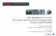 API SANGEA™ 4.1 for€¦ · SANGEA 4.1 Overview A desk-top application built in Microsoft.net Framework with Access database for storing source information and Microsoft Reporting