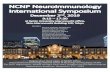 NCNP Neuroimmunology International Symposium · 2019-11-13 · NCNP Neuroimmunology International Symposium December 2nd, 2019 9:15 –17:30 at Kyoto University Marunouchioffice,