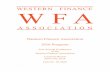 Western Finance Association 2016 Programsulawesi.tepper.cmu.edu/WFA/2016/WFA.2016.program.conf.pdf1966–67 Edward Reed University of Oregon 1967–68 Robert Carr Fresno State College
