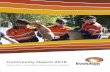 Community Report 2016 - Evolution Mining · Students at Townsville’s Special School, the Townsville Community Learning Centre (TCLC), were delighted when Mt Carlton visited the