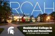 Residential College inrcah.msu.edu/_assets/pdfs/RCAH_Viewbook_Final_2019... · internship and career opportunities, developing career-related skills, making professional connections,
