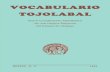 Vocabulario tojolabal - SIL International · VOCABULARIO TOJOLABAL Breve Coordinación Alphabética de una Lengua Mayance del Estado de Chiapas MEXICO. D. F. 1952
