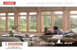 Essence Series Wood Windows & Doors€¦ · Essence Series Sliding Patio Door Designed to perfectly complement the rich, warm wood interiors of Essence windows, the new Essence Series