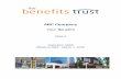 ABC Company - The Benefits Trust · The Board of Trustees of The Benefits Trust and ABC Company are solely responsible for the operation of your Plan. The Trustees meet regularly