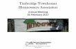 Timberidge Townhomes Homeowners Association · Timberidge Townhomes Homeowners Association • Management Company: Secure Association Management - John Mackenzie • john@secure-mgmt.com
