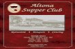 Salads - Altona Supper Club Menu.pdf · Wisconsin Cheese Steak 8oz. Black Angus Tenderloin topped with cheddar cheese, sauteed mushrooms, sautéed onions & crispy bacon 15.99 Rib-Eye