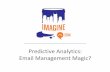 Predictive Analytics: Email Management Magic?ilta.personifycloud.com/webfiles/productfiles/2111177/APP3.pdf · All drivers for implementing an email management solution are ultimately