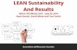 LEAN Sustainability And Results - MACA Home › Handouts › techday14 › LEAN... · LEAN Sustainability And Results MACA TECHNICAL DAY – July 30, 2014 Ryan Krosch, David Minke