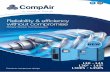 Reliability & efficiency without compromise · CompAir compressed air product range With over 200 years of engineering excellence, the CompAir brand offers an extensive range of highly