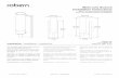 Main Line Sconce Installation Instructions · 2 20-115A Main Line Sconce 800.877.2376 rev. 08/11/15 2015 Robern, Inc. Notes / Remarques / Notas Unpack the sconce. Check the box thoroughly