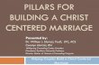 PILLARS FOR BUILDING A CHRIST CENTERED MARRIAGEimages.acswebnetworks.com/1/547/MarriageSeminarPPT.pdf · CENTERED MARRIAGE . Helping Couples Build a Christ Centered Marriage . Presented