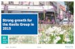 Strong growth for the Keolis Group in 2015...• Netexplo, the international observatory for digital innovation, with which we launched our digital mobility observatory, with the perspective