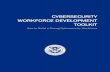 Cybersecurity WORKFORCE DEVELOPMENT TOOLKIT · Report to see a count of staff performing cybersecurity work, as well as training needs and workforce demographics (e.g., proficiency