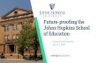 Future-proofing the Johns Hopkins School of Education · Future-proofing the Johns Hopkins School of Education Current State Analysis April 12, 2019 April 3, 2019. 2 Table of Contents
