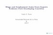 Wage and Employment Gains From Exports …...Presentation: 3 in 1 \Wage and Employment Gains From Exports. Evidence from Developing Countries" (in progress) \High-Income Export Destinations,