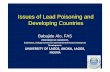 Issues of Lead Poisoning and Developing Countries · Lead Poisoning from Illegal Gold Mines – Zamfara State Incidence In Nigeria • The Zamfara State lead poisoning incidence occurred