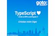 Single Page Applikationer med TypeScriptgotocon.com/dl/goto-cph-2015/slides/ChristianHolmDiget... · 2015-10-05 · •EcmaScript 6 •…and how to use it today •TypeScript •ImmutableJS