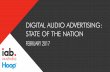 DIGITAL AUDIO ADVERTISING: STATE OF THE NATION · • Reasons for using different forms of audio advertising ... • Be a decision maker or influencer in the allocation of marketing