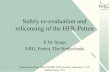 Safety re-evaluation and relicensing of the HFR-Petten · Safety re-evaluation and relicensing of the HFR-Petten P.M. Stoop NRG, Petten, The Netherlands Presentation at the TRTR-IGORR