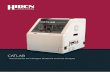 26793 CATLAB BROCHURE - Hiden Analytical...CATLAB - PCS module 2: The QGA Mass Spectrometer A QGA bench-top gas analysis system, including Hiden HAL 201 RC mass spectrometer with dual