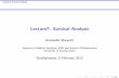 Lecture7: Survival Analysis - University of Lecture7: Survival Analysis Introduction...a clari cation