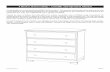 4 Drawer dresser (5522) - Assembly and Operation Manual · 4 Drawer dresser (5522) - Assembly and Operation Manual Congratulations on purchasing an MDB Family product. This product