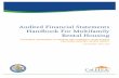 Audited Financial Statements Handbook For Multifamily ... · This Audited Financial Statements Handbook For Multifamily Rental Housing (Audit Handbook) is the result of a joint effort