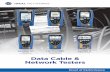 Data Cable & Network Testers - Home | QR › shop › media › Pdf › Product › broch… · Jitter, delay, latency, frame loss, throughput test o Y.1564, NetSAM test Pro only