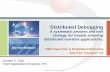 Distributed Debugging - OMG...Distributed Debugging A systematic process and tool strategy for trouble shooting distributed real-time applications. OMG Real-Time & Embedded Workshop