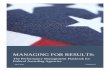 MANAGING FOR RESULTS - performance.gov for... · MANAGING FOR RESULTS: The Performance Management Playbook for Federal Awarding Agencies. ... revisions to Title 2 of the Code of Federal